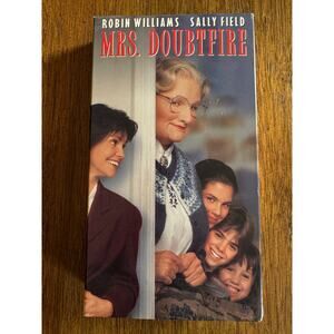 Mrs Doubtfire VHS 1993 Robin Williams Sally Field Fox Video Comedy
